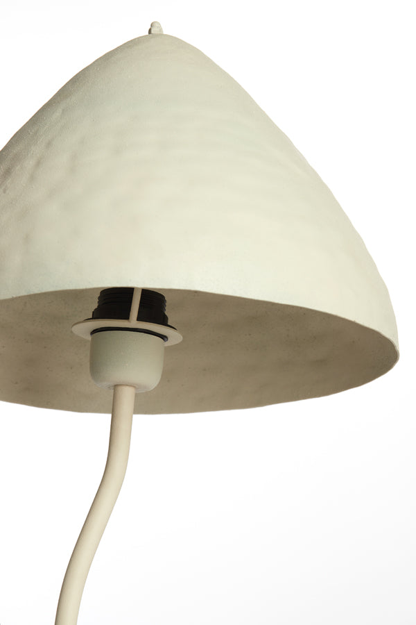 Lampe de table - petite taille crème mate