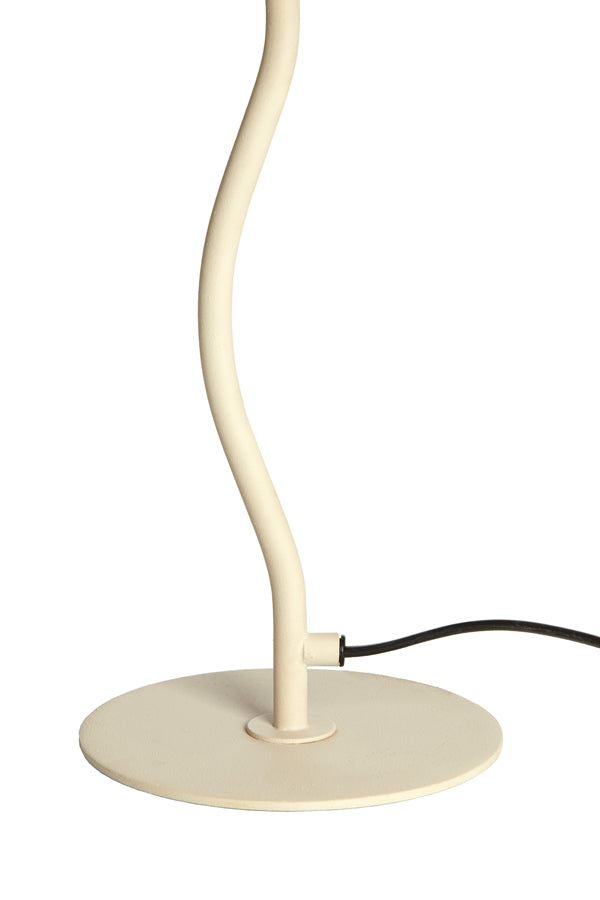 Lampe de table - petite taille crème mate