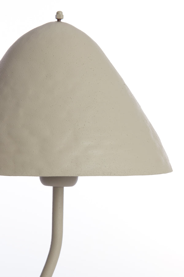 Lampe de table - grand modèle gris clair mat