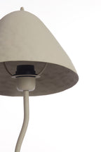 Lampe de table - grand modèle gris clair mat