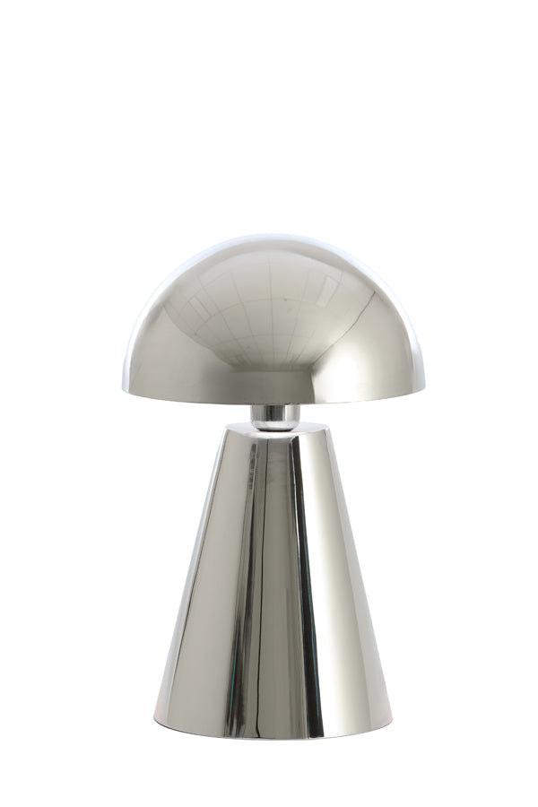 Lampe de table - petit modèle en nickel brillant