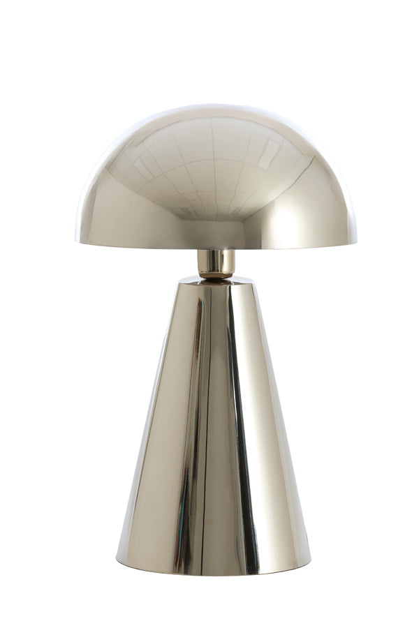 Lampe de table - grand modèle en nickel brillant