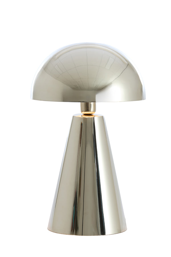 Lampe de table - grand modèle en nickel brillant