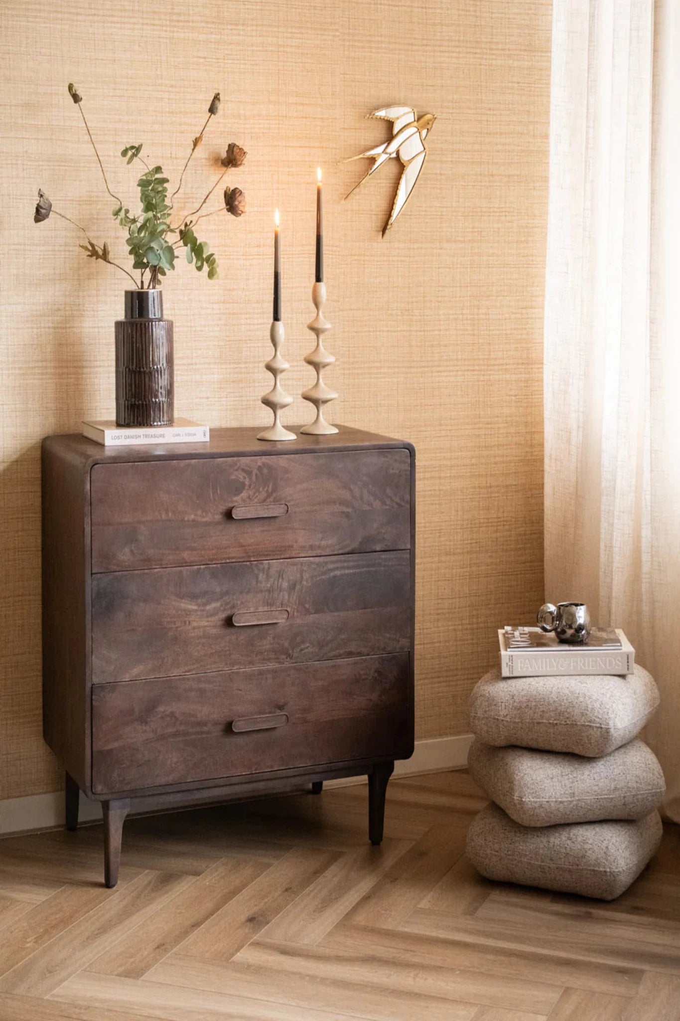 Vireen kandelaar - sand