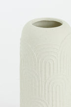 Vase DIEGO - céramique crème, format moyen