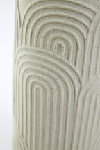 Vase DIEGO en céramique crème grand format