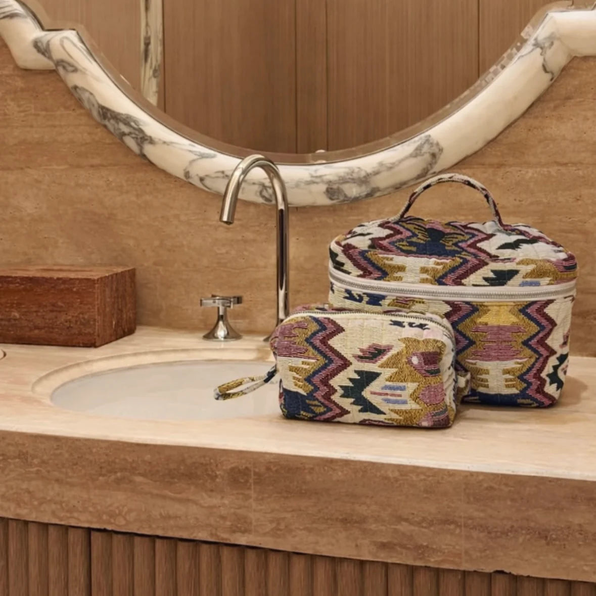 Toilettas - Western Chic Pouch