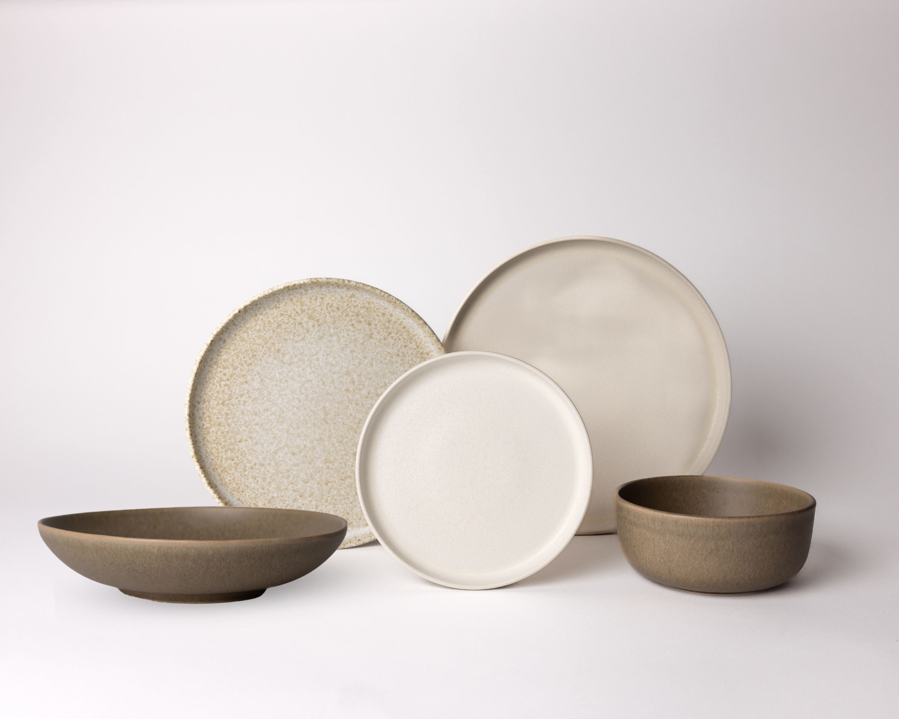 Serviesset - Dreamy Ivory & On The Rocks - 4 personen