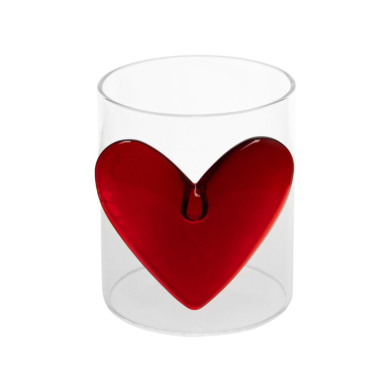 Heart Glass - rood