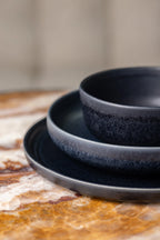 Serviesset - Midnight Blue & Dreamy Ivory - 4 personen