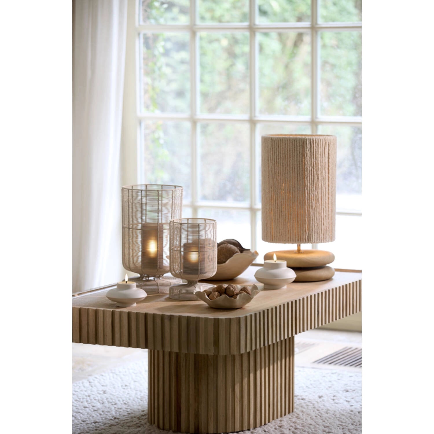 Kaarsenhouder DIOSO groot - crème