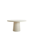 Ronde Kulona eettafel met een diameter van 140 cm, uitgevoerd in een stijlvolle en moderne afwerking, geschikt voor 4 tot 6 personen en ideaal voor een gezellig en eigentijds interieur.