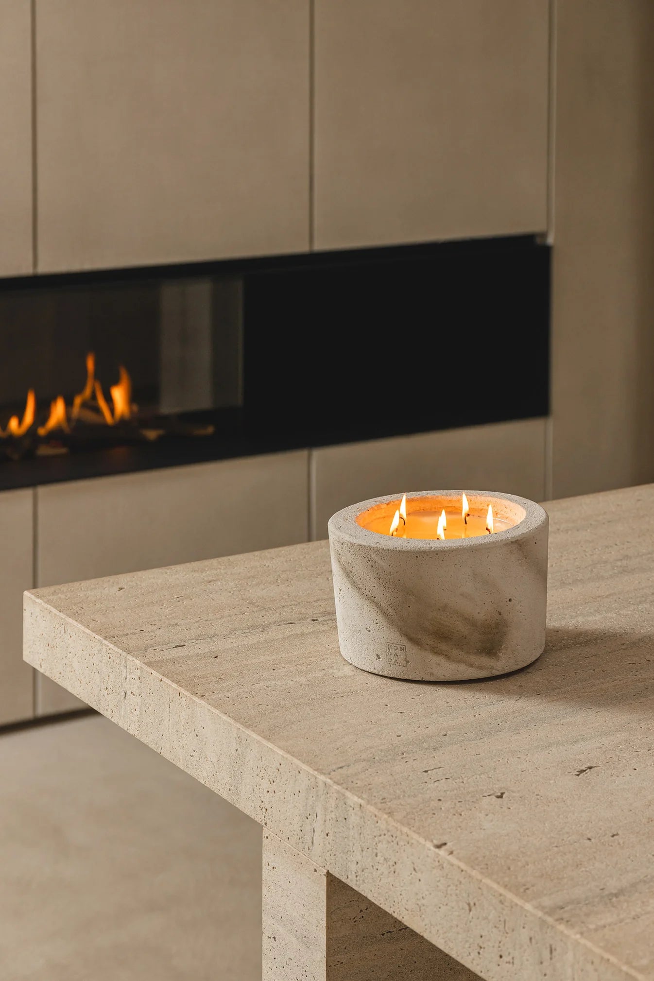 Urban indoor candle medium - Ecru