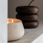 Bold indoor candle grand - desert